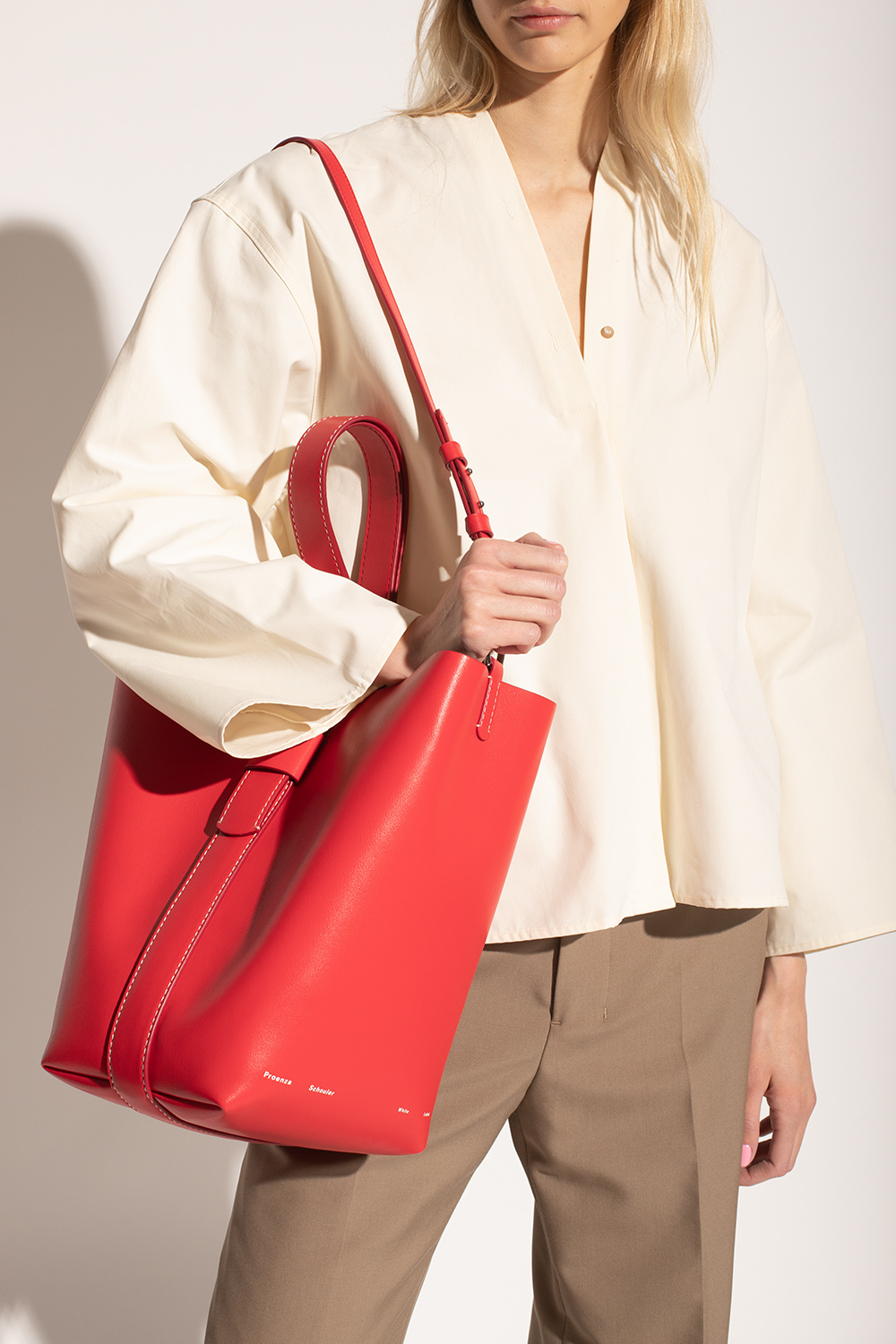 GenesinlifeShops Martinique Red Sullivan shoulder bag Proenza